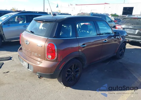 2013 Mini Countryman Cooper из США, поврежденный, VIN WMWZB3C55DWM09346